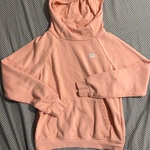 Nike light pink hoodie